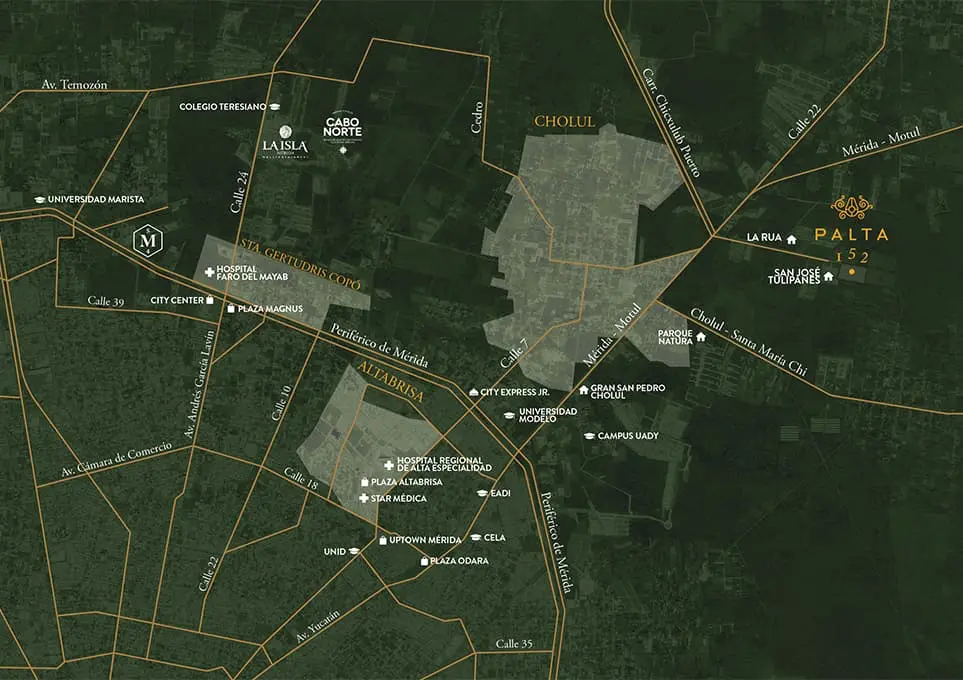 Mapa Palta 152